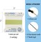 Griffin Nylon Bead Cord Perlseide – Size 2 (0.45mm) – 2 Meters per Card – Stainless Steel Needle Attached – for Knotting Pearls, Gemstones, Crystals and Beads